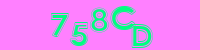 Blue Captcha Image