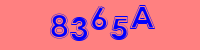 Blue Captcha Image
