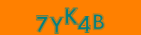 Blue Captcha Image