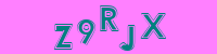 Blue Captcha Image