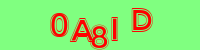 Blue Captcha Image