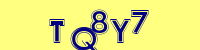 Blue Captcha Image