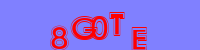 Blue Captcha Image