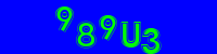 Blue Captcha Image