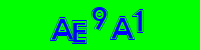 Blue Captcha Image
