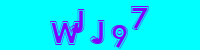 Blue Captcha Image