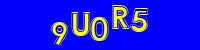 Blue Captcha Image