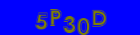 Blue Captcha Image
