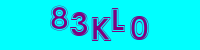 Blue Captcha Image