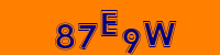 Blue Captcha Image