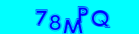Blue Captcha Image