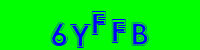 Blue Captcha Image