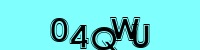 Blue Captcha Image