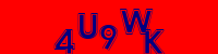 Blue Captcha Image