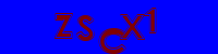 Blue Captcha Image