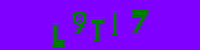 Blue Captcha Image