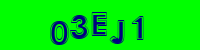 Blue Captcha Image