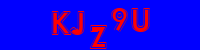 Blue Captcha Image