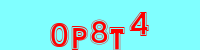 Blue Captcha Image