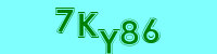 Blue Captcha Image