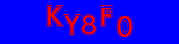 Blue Captcha Image