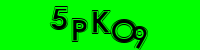 Blue Captcha Image