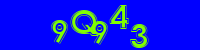 Blue Captcha Image