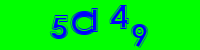 Blue Captcha Image