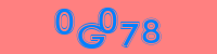 Blue Captcha Image