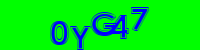 Blue Captcha Image