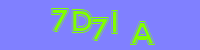 Blue Captcha Image
