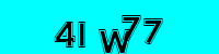 Blue Captcha Image