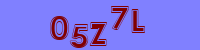 Blue Captcha Image