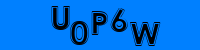 Blue Captcha Image