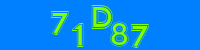 Blue Captcha Image