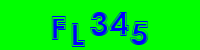Blue Captcha Image