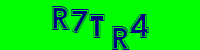 Blue Captcha Image