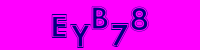 Blue Captcha Image