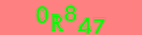 Blue Captcha Image