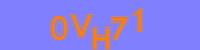 Blue Captcha Image