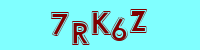Blue Captcha Image