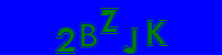 Blue Captcha Image