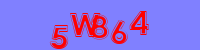 Blue Captcha Image