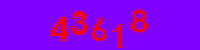 Blue Captcha Image